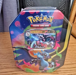 Pokemon Trading Card Game TCG Mega Charizard X Ex Tin Factory Sealed - Image 1