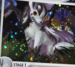 Mightyena 10/109 Holo Ruby & Sapphire Holobleed Error Misprint Pokemon Card LP - Image 2