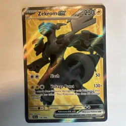 2 Card Zekrom ex 158/086 Reshiram ex 158/086 Black Bolt White Flare - Image 4