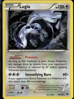 Lugia Rare XY Fates Collide 78/124 Colorless Normal Pokemon Card - Image 1