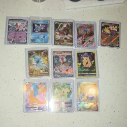Nintendo Pokemon TCG 11-Card Lot Holo Full Art English Charizard Mew - Image 1