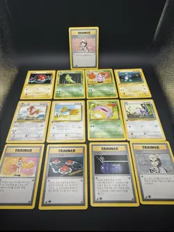 Korean Base Set First Edition Pokemon Lot x13 Cards - Image 1