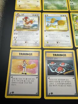 Korean Base Set First Edition Pokemon Lot x13 Cards - Image 4