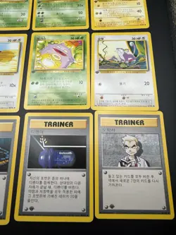 Korean Base Set First Edition Pokemon Lot x13 Cards - Image 5