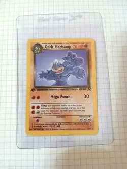 Dark Machamp 27/82 Pokemon TCG Team Rocket 1ST EDITION Uncommon Card - Image 1