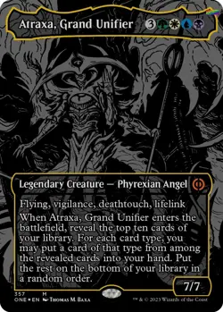 Atraxa, Grand Unifier (Oil Slick Raised Foil) [ONE - 357] - NM [Foil] TCG MTG - Image 1