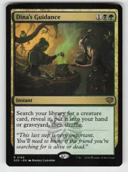 Dina's Guidance 184 Rare Secrets of Strixhaven Near Mint - Image 1