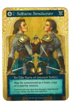 SCR Selfsame Simulacrum Beta Faerie Sorcery Contested Realm TCG - Image 1