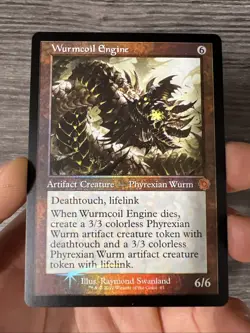 MTG Wurmcoil Engine Retro Frame Artifact 🔥FOIL🔥NM Condition, the Brothers' War - Image 1