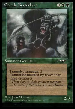 MTG Alliances #76 Gorilla Berserkers - Lightly played - Image 1