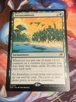 Magic: The Gathering Terrasymbiosis Edge of Eternities Rare Enchantment 210 Gre… - Image 1