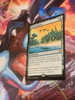 Magic: The Gathering Terrasymbiosis Edge of Eternities Rare Enchantment 210 Gre… - Image 2