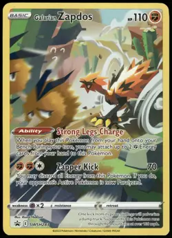 Pokemon Galarian Zapdos Promo SWSH: Sword & Shield Promo Cards SWSH283 NM Holo - Image 1