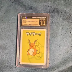 The Pokemon Company Raichu | Pokemon Playing Cards (2019) JPN | Old Maid | CGC … - Image 1