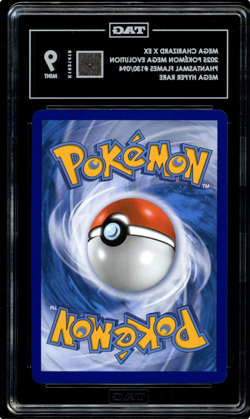 2025 MEGA CHARIZARD X EX HYPER RARE GOLD PHANTASMAL FLAMES POKEMON TAG 9 #130 - Image 2