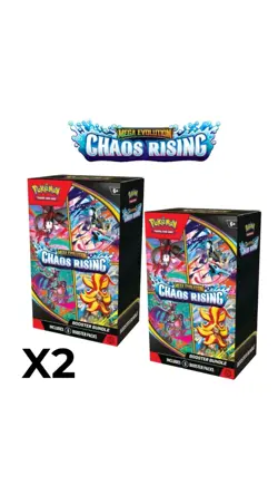 Pokemon Chaos Rising Booster Bundle Boxes - 2x Factory Sealed Boxes PRESALE - Image 1