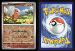 Charmander 007/091 C Paldean Fates Reverse Holo NM/M Pokemon - Image 3