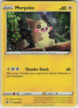 Holo Morpeko SWSH012 Promo Sword & Shield Promo Near Mint - Image 1