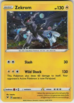 Holo Zekrom 060/185 Promo Miscellaneous Cards & Products Near Mint - Image 1