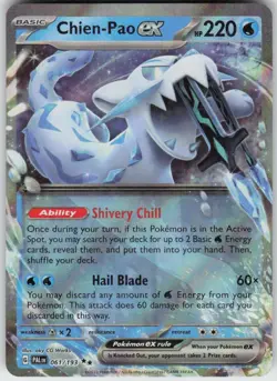 Chien-Pao ex 061/193 Double Rare Paldea Evolved Near Mint - Image 1