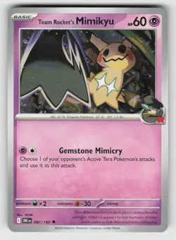 Team Rocket's Mimikyu 087/182 Uncommon Destined Rivals Near Mint - Image 1