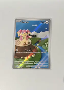 Audino 151/086 Illustration Rare Holo SV: Black Bolt (BLK) Pokemon TCG - Image 1