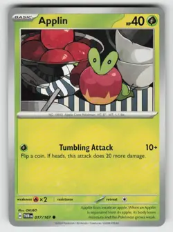 Applin 017/167 Common Twilight Masquerade Near Mint - Image 1