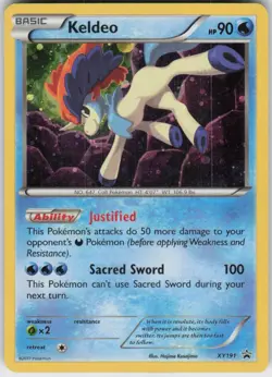 Holo Keldeo XY191 Promo XY Promo Near Mint - Image 1