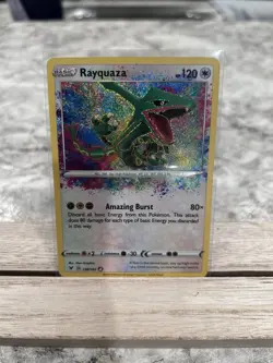 Pokemon TCG Rayquaza Vivid Voltage Holo Rare Card 138/185 NM/M Condition - Image 1