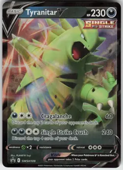 Tyranitar V SWSH109 Promo Sword & Shield Promo Near Mint - Image 1