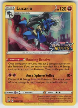 Holo Lucario SWSH186 Promo Sword & Shield Promo Near Mint - Image 1