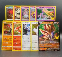 Pokemon Celebrations | 10 Card Lot! | Zamazenta, Lugia, Dialga, Ho-oh, Groudon - Image 1