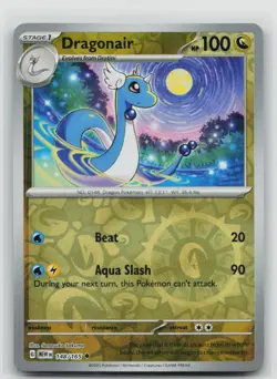 NM Dragonair 148/165 Uncommon 151 Pokemon Reverse Holo - Image 1