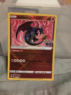 Radiant Charizard 11/78 Pokemon Go NM Near Mint - Image 2