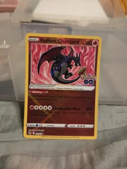 Radiant Charizard 11/78 Pokemon Go NM Near Mint - Image 3