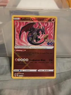 Radiant Charizard 11/78 Pokemon Go NM Near Mint - Image 4