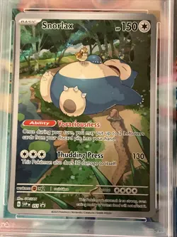 2023 Pokemon 151 Elite Trainer Box Promo #051 Snorlax PSA 9 - Image 3