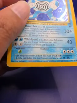 Poliwrath Holo 15/130 Base Set 2 Unlimited Holo Rare Pokemon TCG - Image 3