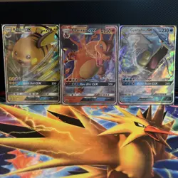Pokemon Hidden Fates Black Star Promo Charizard / Gyarados / Raichu GX Lot NM - Image 1