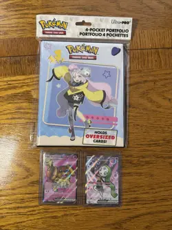 New Ultra Pro Pokemon 4-Pocket Portfolio IONO & BELLIBOLT Holds 80 Cards + More - Image 1