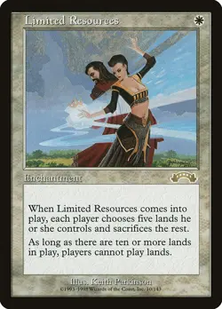 Limited Resources - Exodus | MTG Card - Image 1