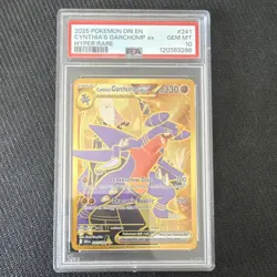 Pokemon Cynthia's Garchomp ex 241/182 Sv10 Hyper Rare Holo 330HP English PSA 10 - Image 1