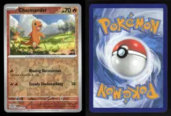Charmander 007/091 C Paldean Fates Reverse Holo NM/M Pokemon - Image 3