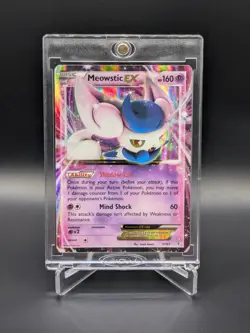 POKEMON Meowstic EX 37/83 Generations Holo MP+/LP - Image 1