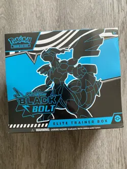 Pokemon Zekrom Black Bolt ETB SC Sealed Elite Trainer Box - Image 1