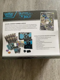 Pokemon Zekrom Black Bolt ETB SC Sealed Elite Trainer Box - Image 2