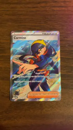 Carmine 204/167 Ultra Rare Twilight Masquerade Near Mint - Image 1