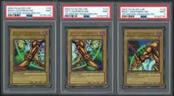 2002 Yu-Gi-Oh! LOB #120-124 1st Edn Exodia Pefect Sequential PSA 9 Set of (5) - Image 1