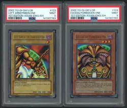 2002 Yu-Gi-Oh! LOB #120-124 1st Edn Exodia Pefect Sequential PSA 9 Set of (5) - Image 3