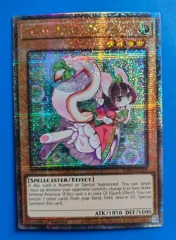 Near Mint Yugioh Fairy Tail - Snow RA04-EN04 Quarter Century Secret Rare - Image 1